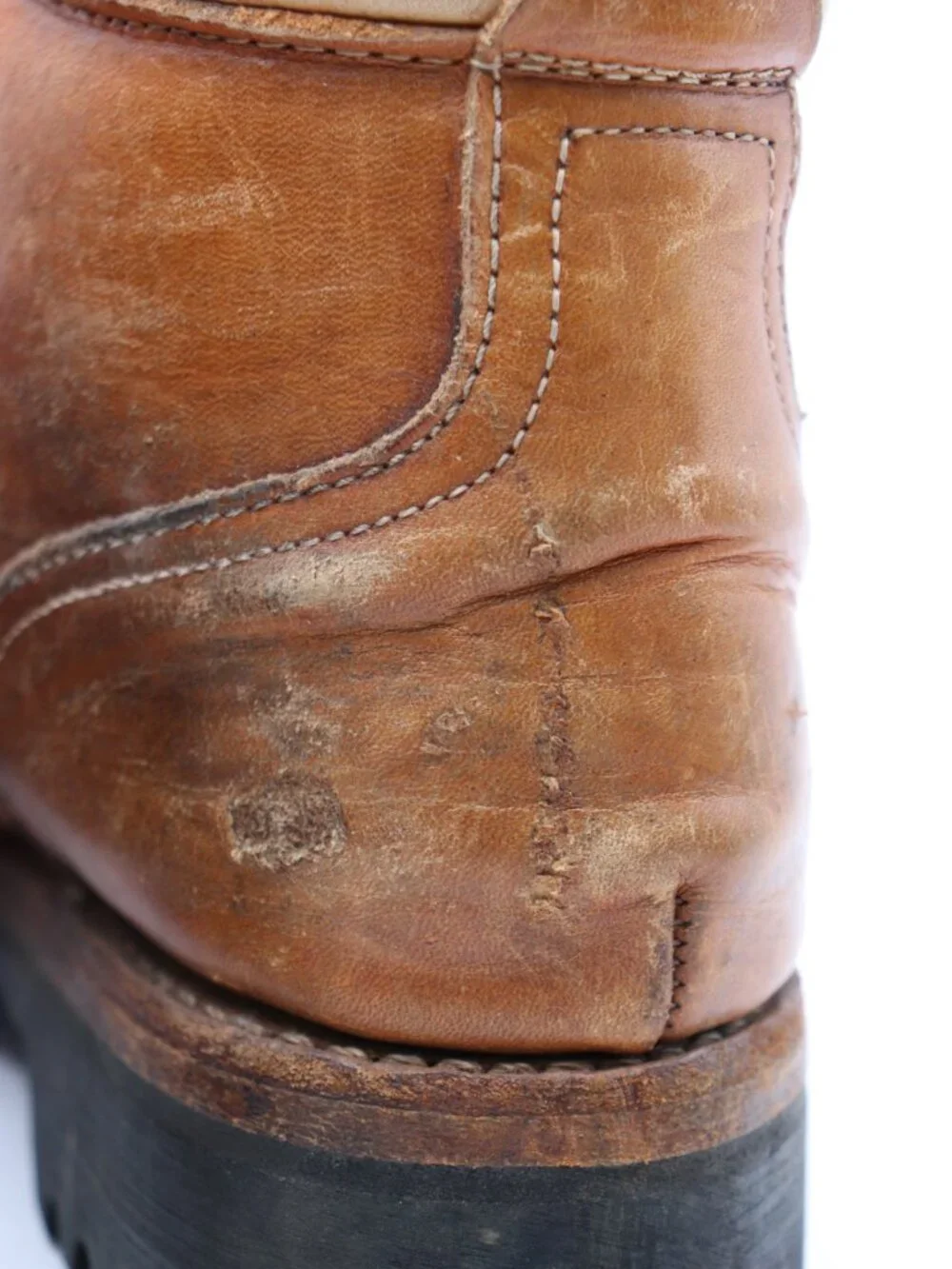 Vintage Unbranded Hiking Men's Size 6 D Mountaineer Boot Brown Leather USA